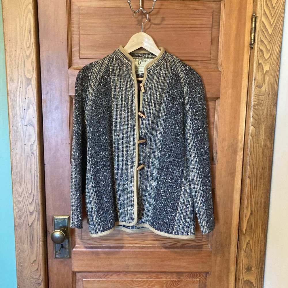 Handcrafted Donegal Irish Tweed Wool Jacket- Vintage